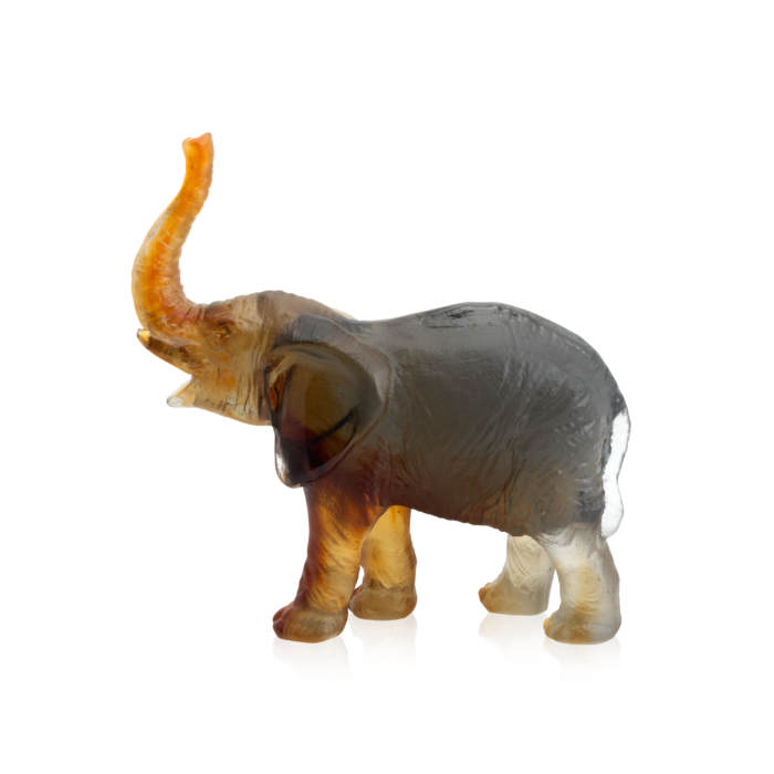 Small Green Amber Elephant - J.F. Leroy